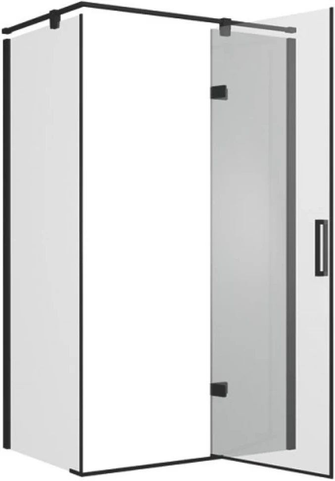 Душевой уголок Bravat Blackline 120х80х195, R
