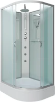 Душевая кабина Niagara Classic NG-33394-14LBKTG 130х90 см, без крыши, с гидромассажем и тропическим душем