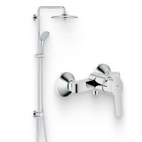 Душевой комплект Смеситель для душа Grohe BauEdge 23333000 + Стойка Euphoria 27421002