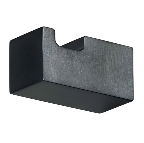 Крючок Colombo Design MiniQ CD127.GM матовый графит, на шурупах