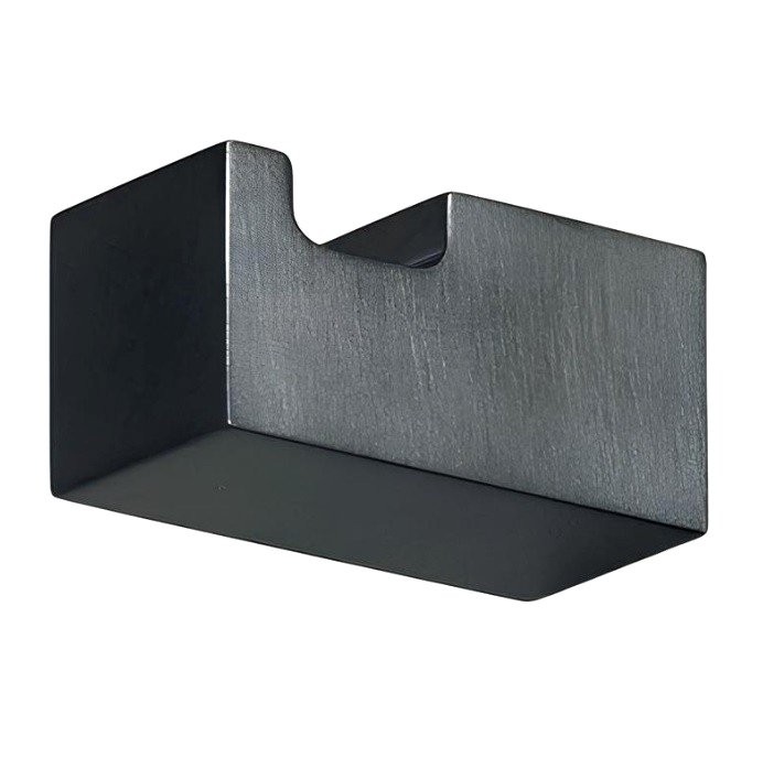 Крючок Colombo Design MiniQ CD127.GM матовый графит, на шурупах