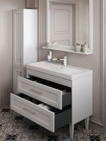 Тумба под раковину Aquanet Бостон New 100 белый