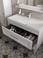 Тумба под раковину Aquanet Бостон New 100 белый