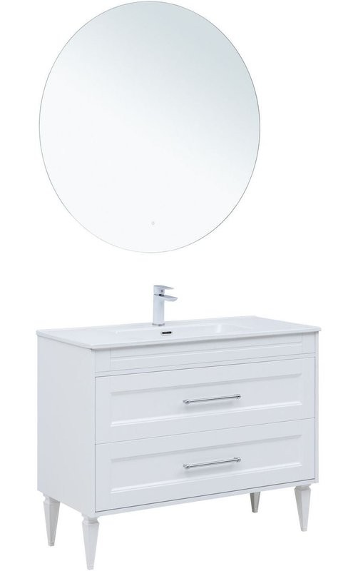 Тумба под раковину Aquanet Бостон New 100 белый