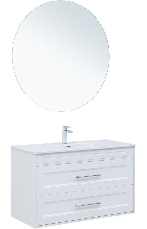 Тумба под раковину Aquanet Бостон New 100 белый