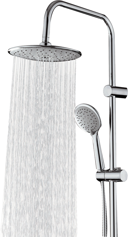 Душевой комплект Смеситель для душа Orange Sofi M43-200cr + Стойка S05cr