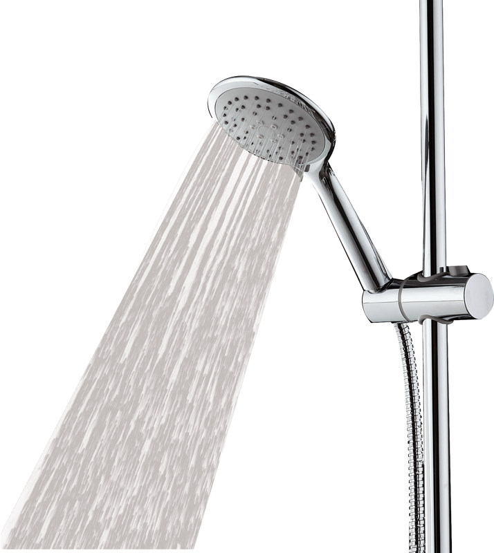 Душевой комплект Смеситель для душа Orange Sofi M43-200cr + Стойка S05cr