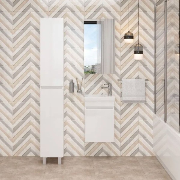 Мебель для ванной комнаты Onika Милтон 40 подвесная, белая