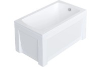 Акриловая ванна Alex Baitler Onega 130x60 см, встраиваемая, белая, с каркасом