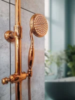 Душевая стойка AltroBagno Beatrice 030423 ROr розовое золото Душевая стойка AltroBagno Beatrice 030423 ROr розовое золото