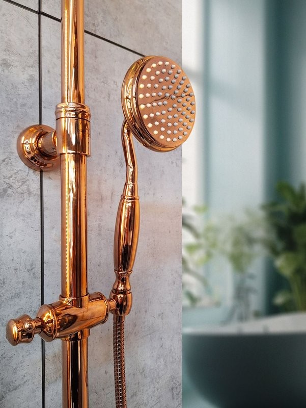 Душевая стойка AltroBagno Beatrice 030423 ROr розовое золото