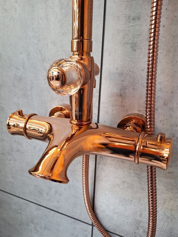 Душевая стойка AltroBagno Beatrice 030423 ROr розовое золото