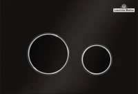 Комплект Lavinia Boho Унитаз подвесной Biore Rimless 3304102R + Крышка-сиденье Biore 33290410 с микролифтом + Инсталляция RelFix 38010010 + Кнопка RelFix 380502MB матовая черная, хром