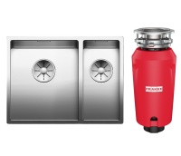 Комплект Мойка Blanco Claron 340/180-U L + Измельчитель Franke