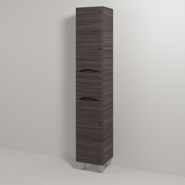 Шкаф пенал для ванной Vod-Ok Adel 30 L, с бельевой корзиной, палисандр