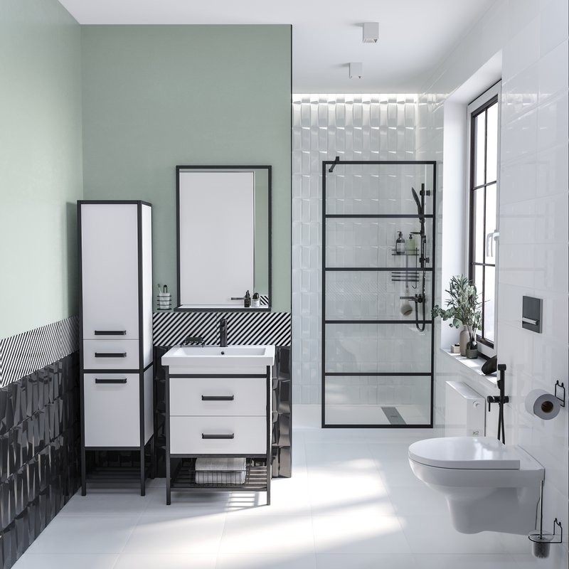 Шкаф пенал для ванной Sanflor Норд R