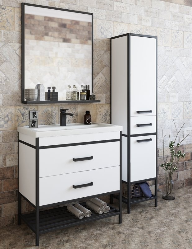 Шкаф пенал для ванной Sanflor Норд R