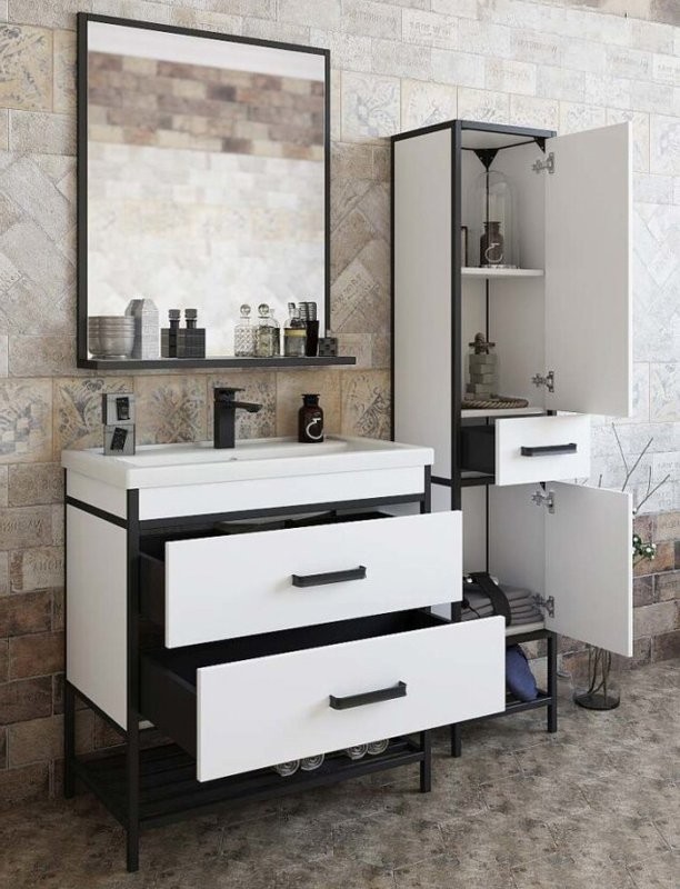 Шкаф пенал для ванной Sanflor Норд R