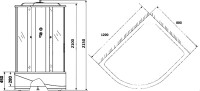 Душевая кабина Grossberg ТМ712 R