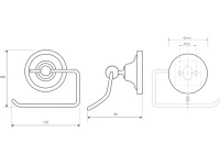 Набор Ершик Bemeta Retro 144113017 + Держатель 144112027 Набор Ершик Bemeta Retro 144113017 + Держатель 144112027