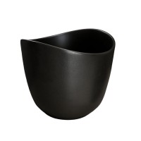 Накладная раковина GID Creativo N9303bg 36 черный графит, круглая, фаянс