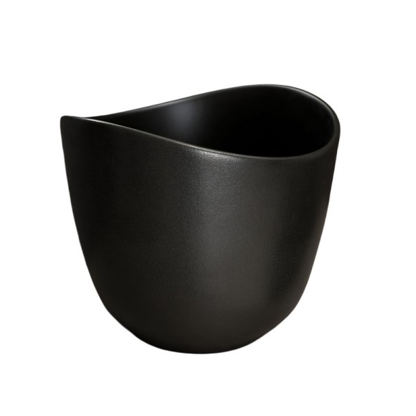 Накладная раковина GID Creativo N9303bg 36 черный графит, круглая, фаянс