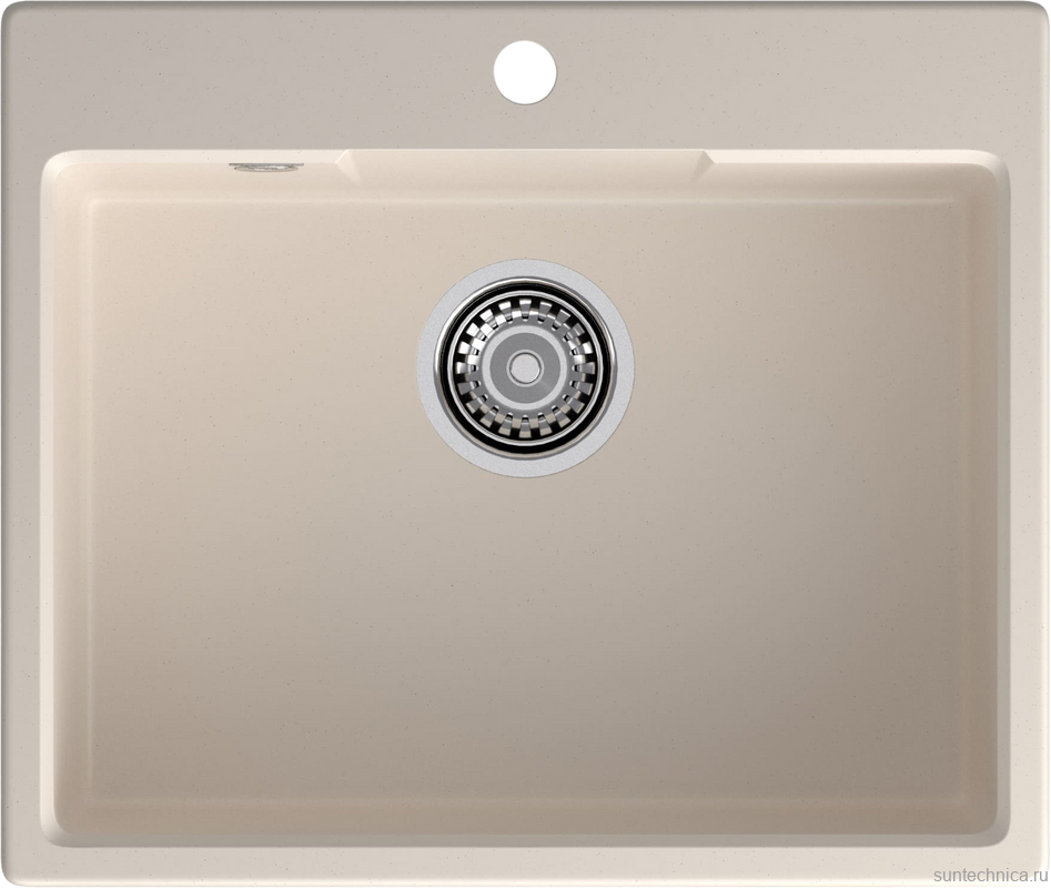 Комплект Мойка GranFest Urban 658 белая + Измельчитель KUCHENSTERN Muhle