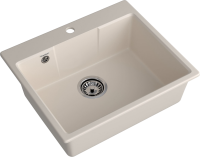 Комплект Мойка GranFest Urban 658 белая + Измельчитель KUCHENSTERN Muhle