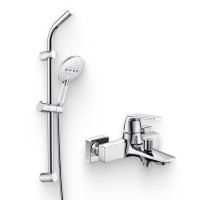 Душевой комплект Смеситель Wasserkraft Neime 1901 + Гарнитур A044