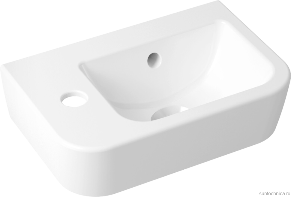 Комплект Раковина маленькая Lavinia Boho One 33310001L + Донный клапан Wellsee Drainage System 182134000 хром + Сифон 182103000 хром