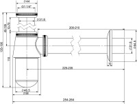 Комплект Раковина маленькая Lavinia Boho One 33310001L + Донный клапан Wellsee Drainage System 182134000 хром + Сифон 182103000 хром