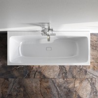 Акриловая ванна AM.PM Func 170x70 см, пристенная, белая, с каркасом