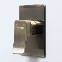 Гигиенический душ Wasserkraft Exter A01652 со смесителем, С ВНУТРЕННЕЙ ЧАСТЬЮ, светлая бронза