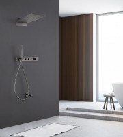 Душевой комплект Abber Rund AF8753NG С ВНУТРЕННЕЙ ЧАСТЬЮ, никель