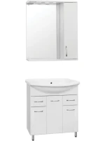 Зеркало Style Line Эко Стандарт Панда С 75 белое Зеркало Style Line Эко Стандарт Панда С 75 белое