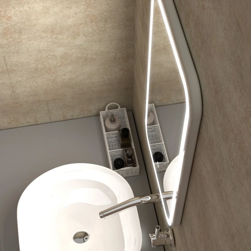 Зеркало Mixline Мальта 40 с подсветкой