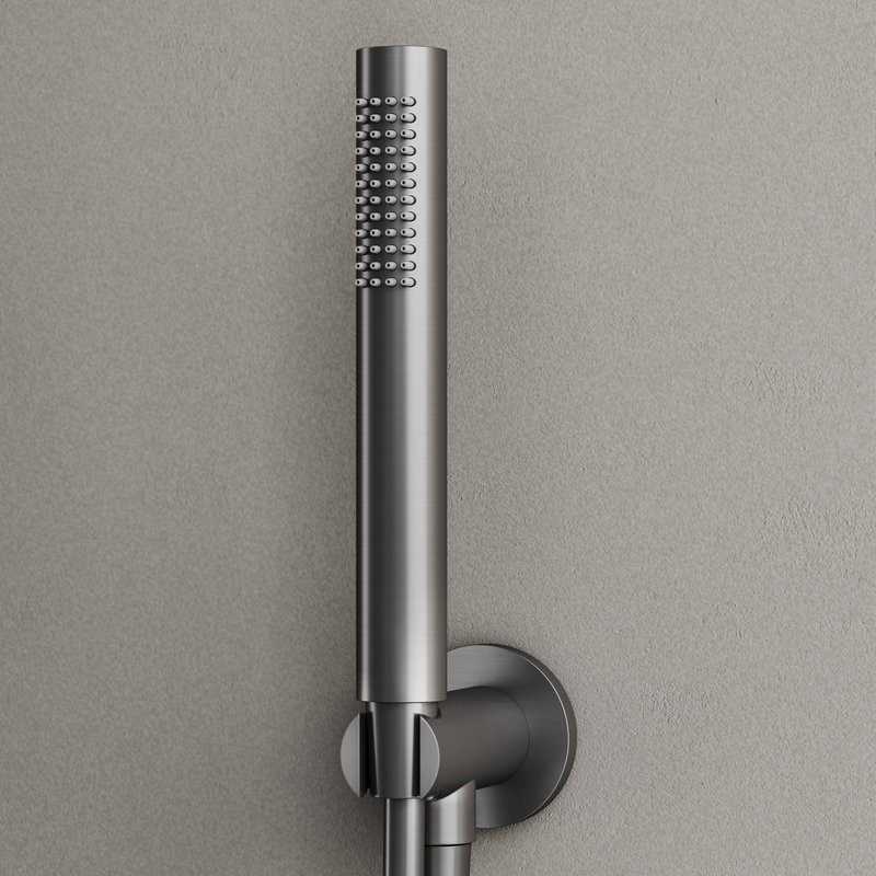 Душевой комплект Sancos Etna SC9010GG С ВНУТРЕННЕЙ ЧАСТЬЮ, вороненая сталь