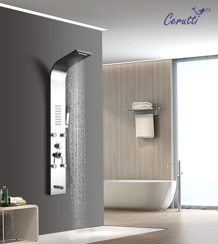 Душевая панель Ceruttispa Victoria S CT9976 серебро