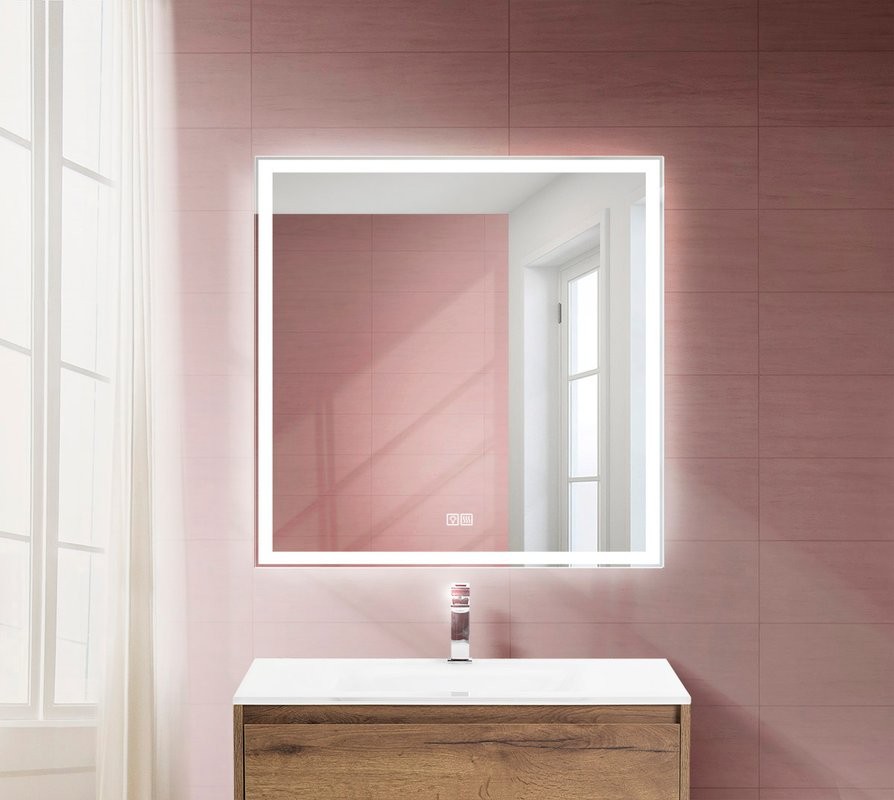 Зеркало BelBagno SPC-GRT-800-800-LED-TCH-WARM с подсветкой
