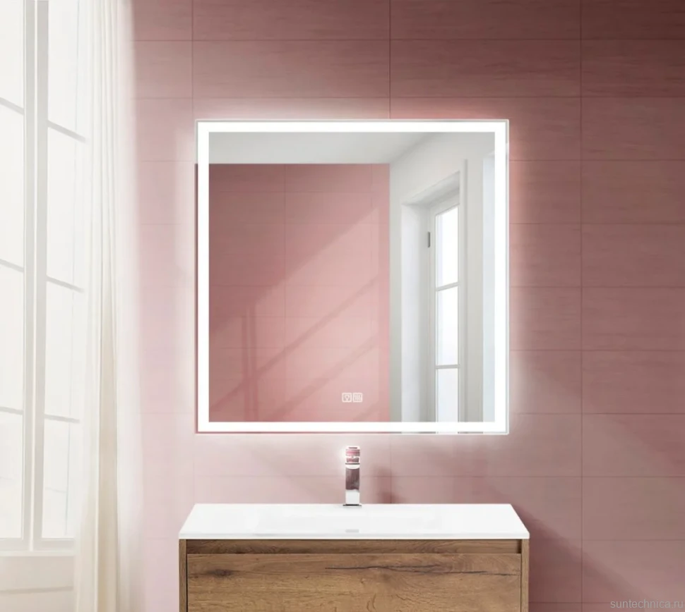 Зеркало BelBagno SPC-GRT-800-800-LED-TCH-WARM с подсветкой