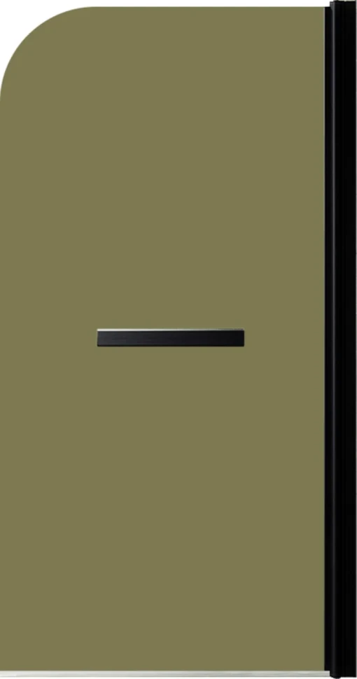 Шторка на ванну Maybahglass MGV-777-6 60x140, профиль черный, стекло бронза