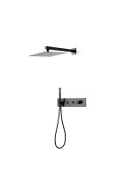 Душевой комплект Ceruttispa Velia B CT10399 черный