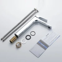 Смеситель для раковины высокий Shevanik S4211, хром Смеситель для раковины высокий Shevanik S4211, хром