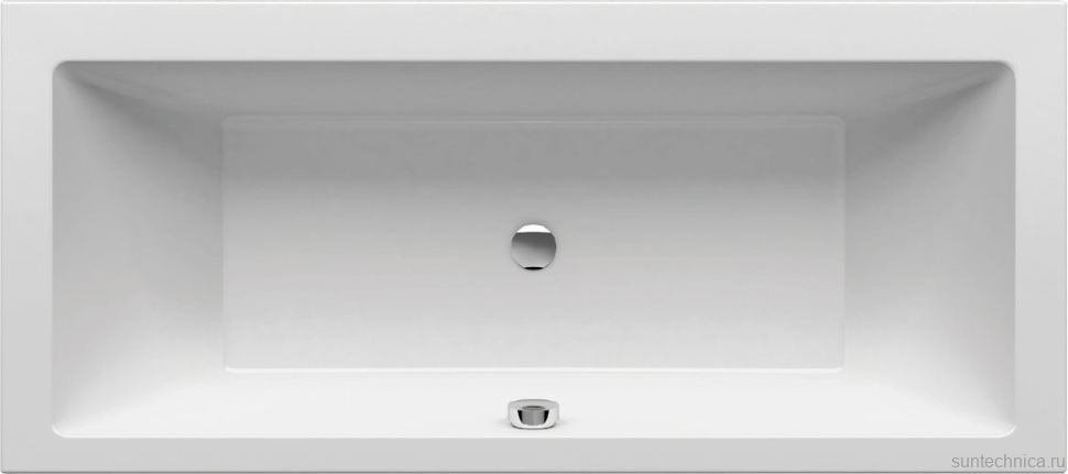 Акриловая ванна Ravak Formy 01 Slim 170x75 см, встраиваемая, белая, на ножках