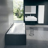 Акриловая ванна Ravak Formy 01 Slim 170x75 см, встраиваемая, белая, на ножках