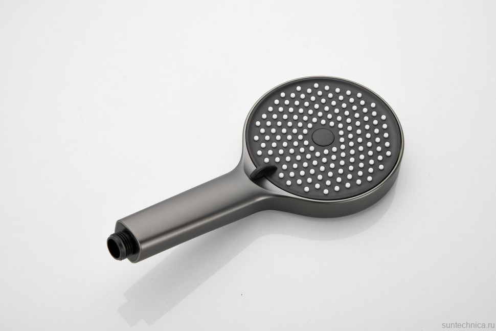 Смеситель с длинным изливом для ванны BELZ B713 B22713-3 оружейная сталь