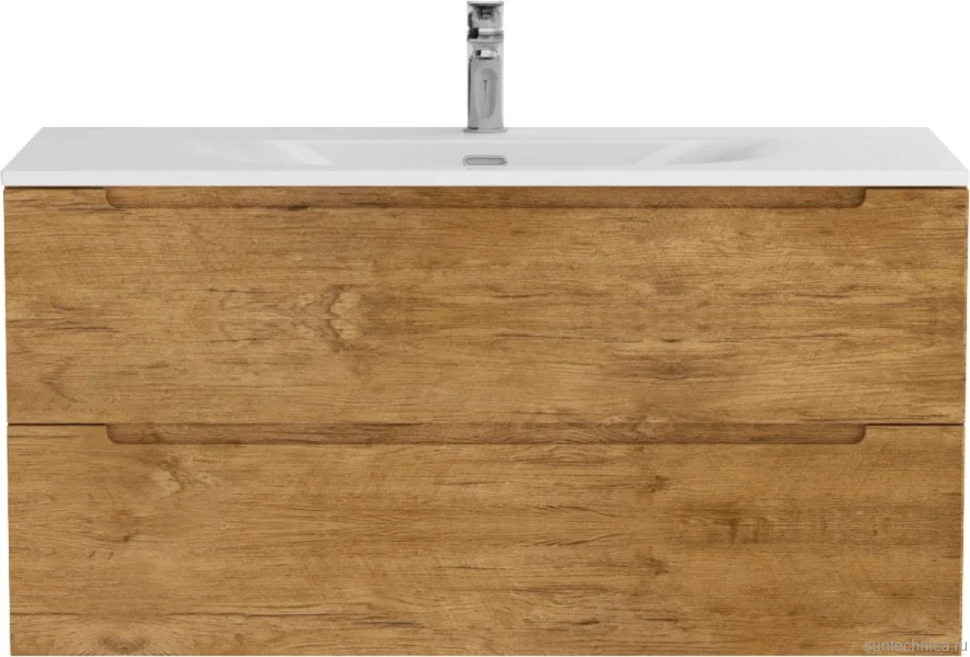 Тумба с раковиной BelBagno Etna 100 rovere nature, раковина BB-8099-100