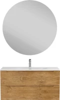 Тумба с раковиной BelBagno Etna 100 rovere nature, раковина BB-8099-100