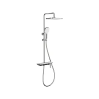 Душевая стойка Gappo G96 G2496-10 белая, хром