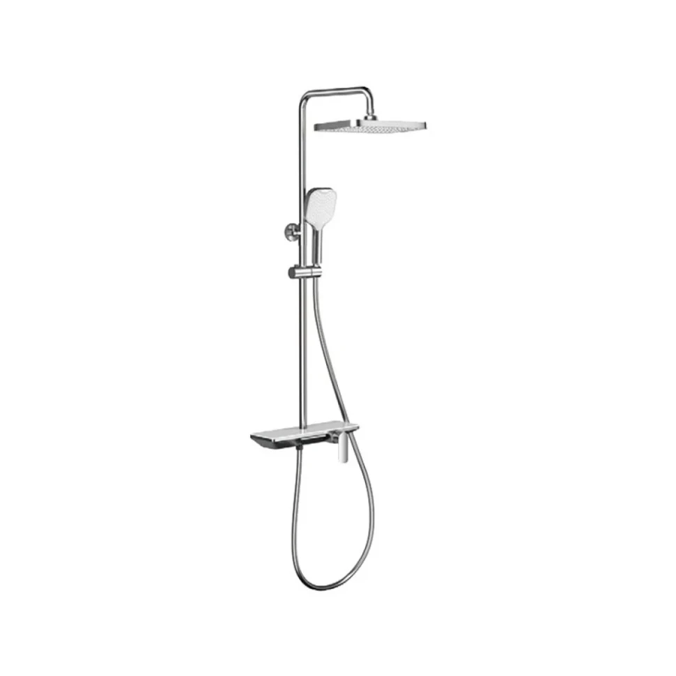 Душевая стойка Gappo G96 G2496-10 белая, хром